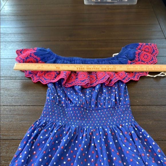 CLEAROUT LILLY PULITZER Kalama Off-The-Shoulder Smocked Dress Size Small - Picture 11 of 14